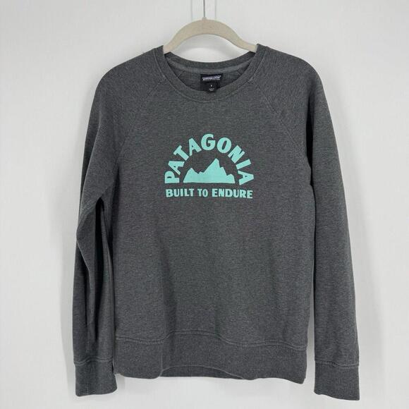 Patagonia Pants - Patagonia sweatshirt womens small S gray organic cotton gorpcore hiking camping